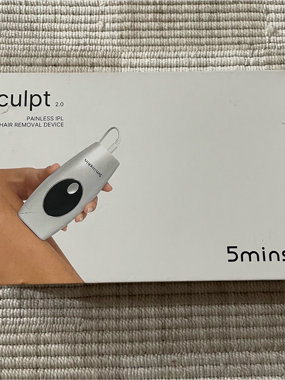 5minSkin Sculpt 2.0 Laser Hair Removal Device Painless IPL
